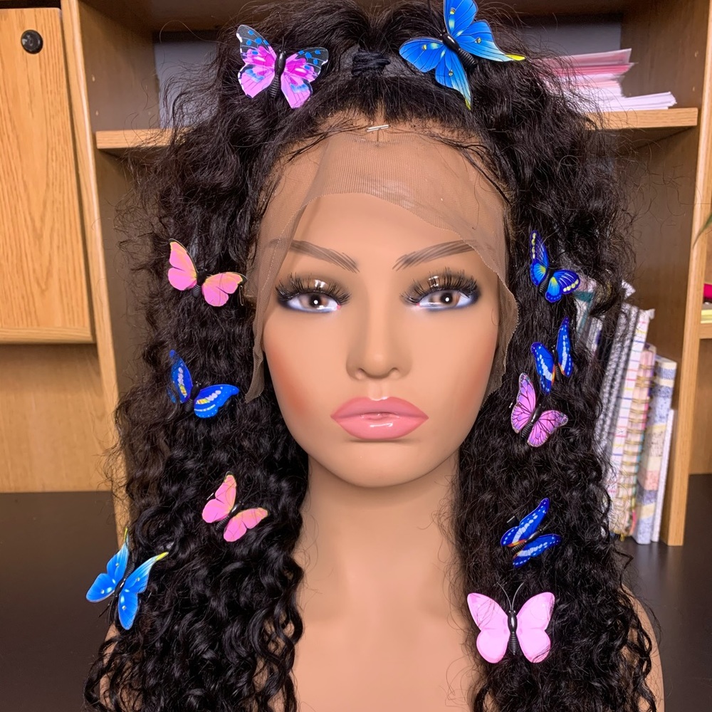 New Luxury 18inch Deep Wave 13x4 Lace Closure Hair Unit